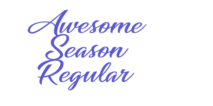 Awesome Season Regular Font Download