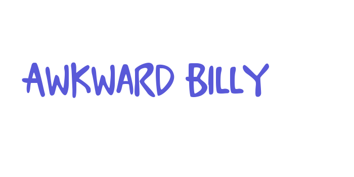 Awkward Billy Font Download