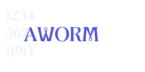 Aworm-font-download