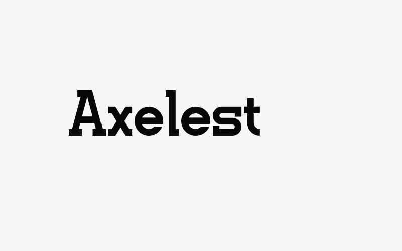 Axelest Font