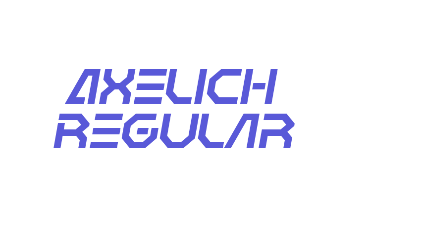 Axelich Regular Font Download