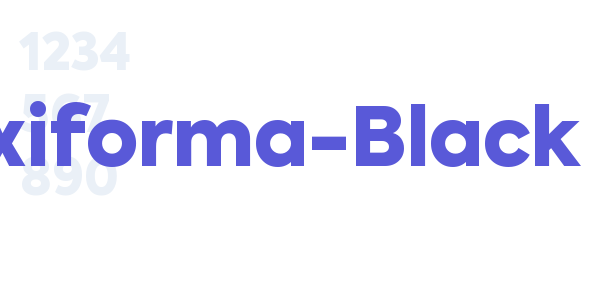 Axiforma-Black font free