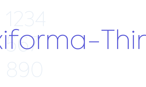 Axiforma-Thin Font Download