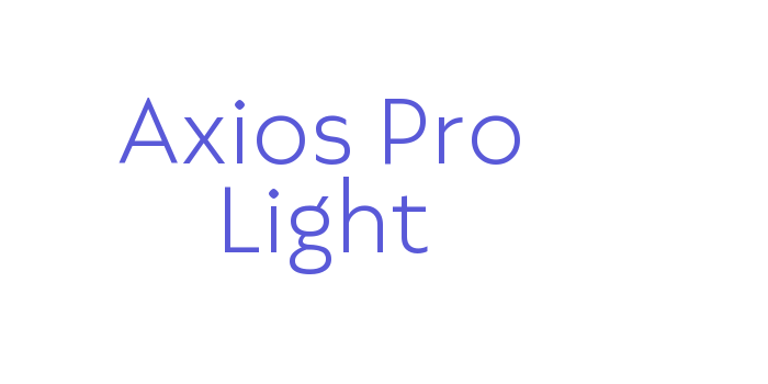 Axios Pro Light Font Download