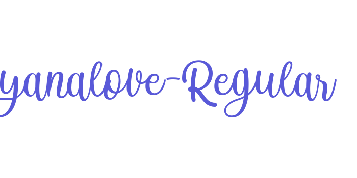 Ayanalove-Regular Font Download