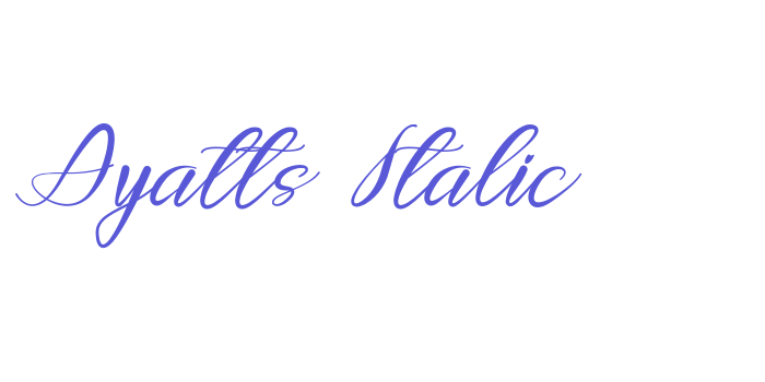 Ayatts Italic Font Download