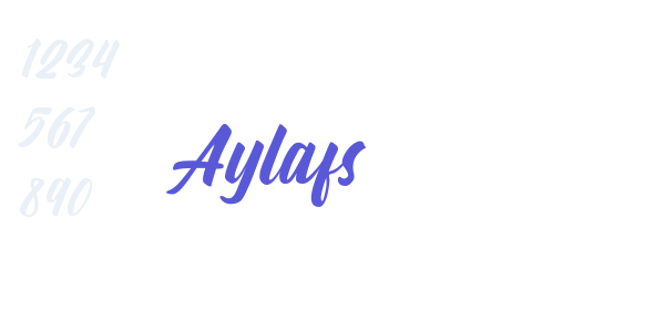 Aylafs font