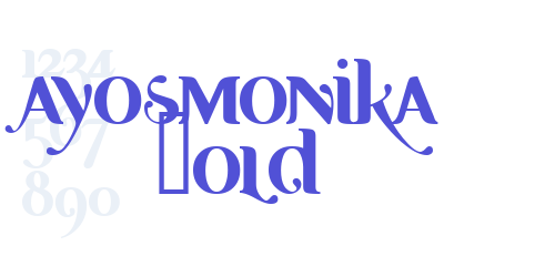 Ayosmonika Bold-font-download