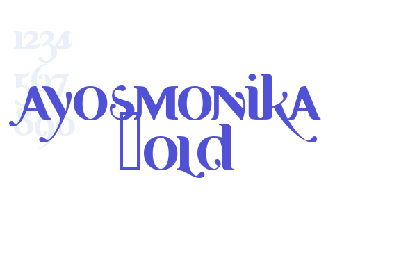 Ayosmonika Bold