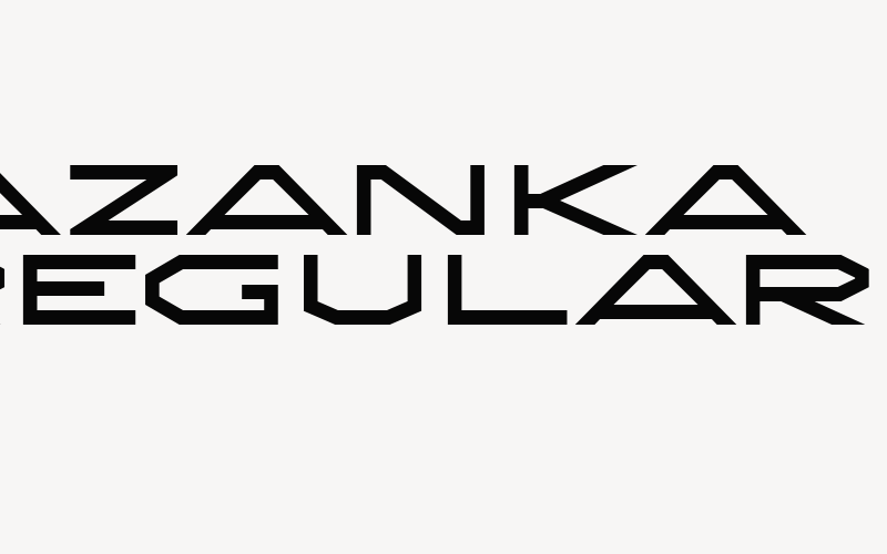 Azanka Regular Font