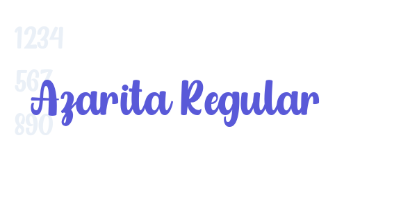 Azarita Regular font free