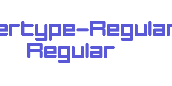 Azertype-Regular Regular Font