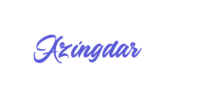 Azingdar Font Download