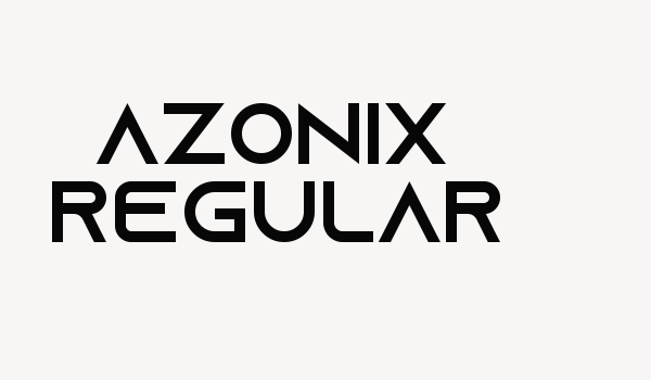 Azonix Regular Font