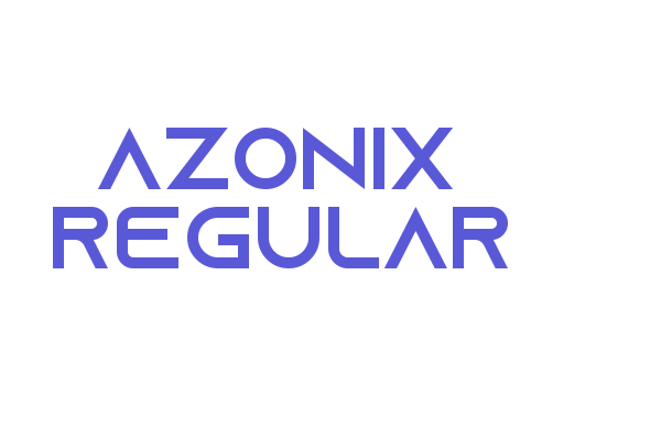 Azonix Regular Font