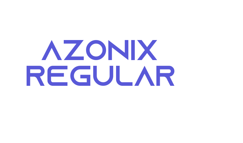 Azonix Regular Font Download