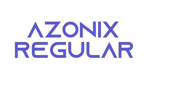 Azonix Regular Font Download