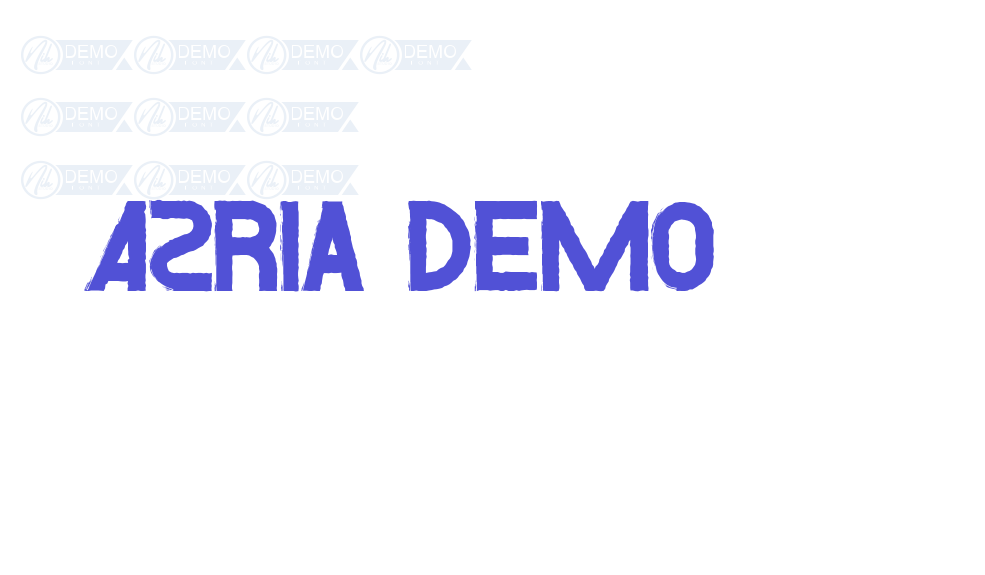 Azria Demo-font-download