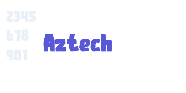 Aztech font free