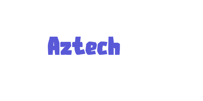 Aztech Font Download