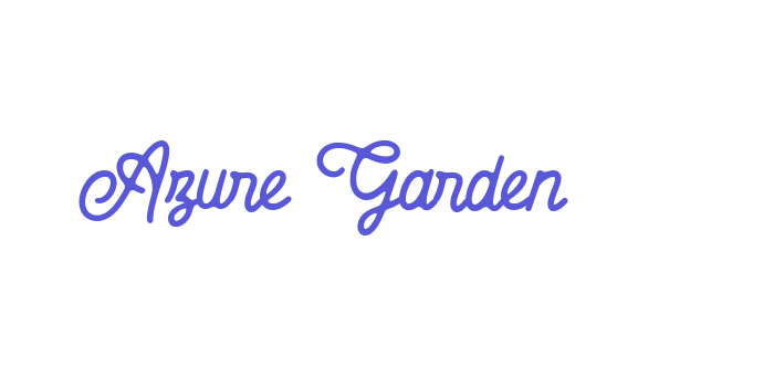 Azure Garden Font Download