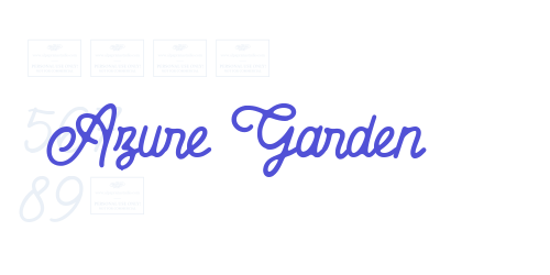 Azure Garden-font-download
