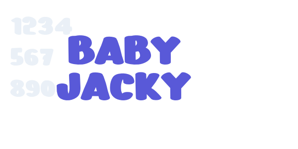 BABY JACKY font free