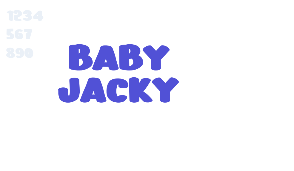 BABY JACKY-font-download