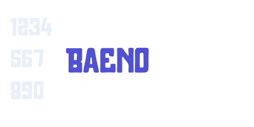 BAENO-font-download