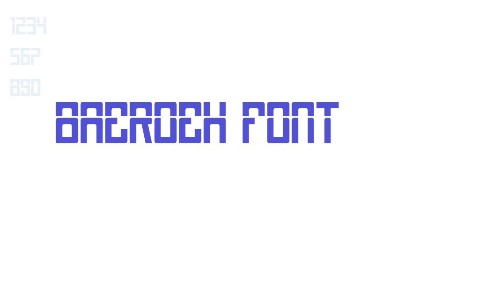 BAEROEH FONT-font-download