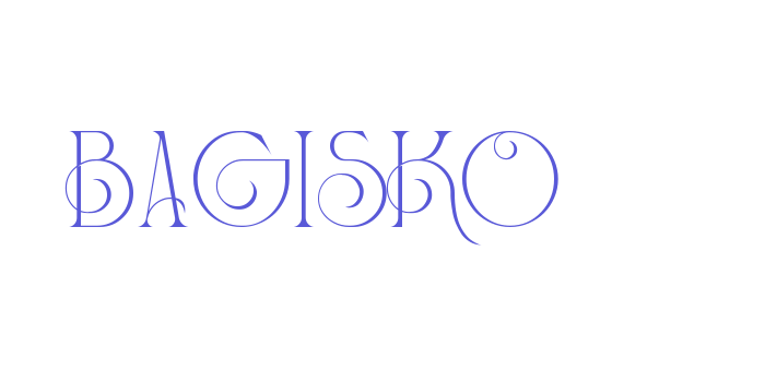 BAGISKO Font Download