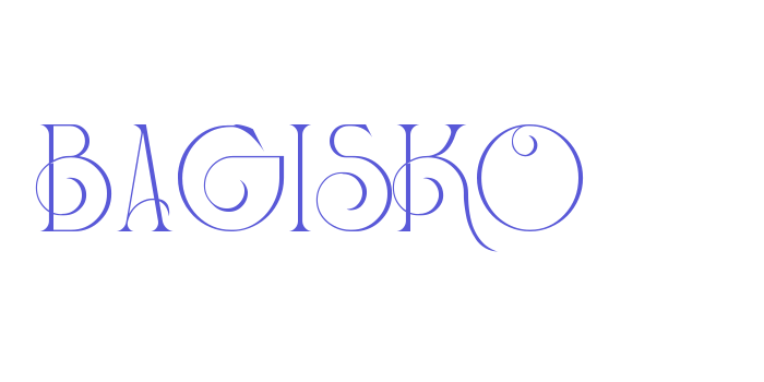 BAGISKO Font