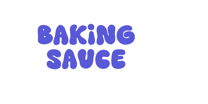 BAKING SAUCE Font Download