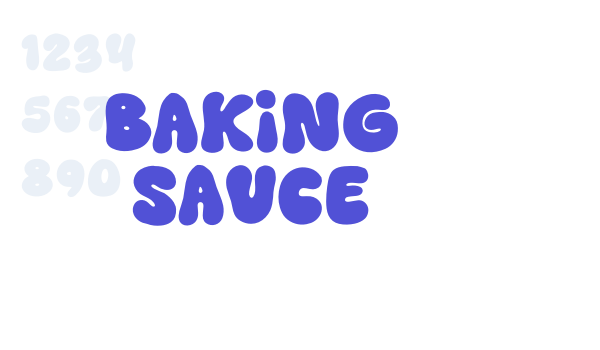 BAKING SAUCE font download