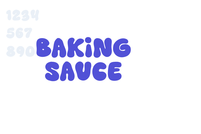 BAKING SAUCE font download