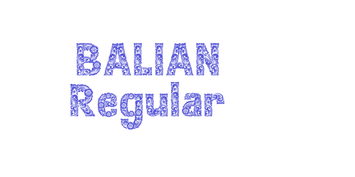 BALIAN Regular Font Download