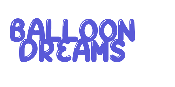 BALLOON DREAMS Font Download