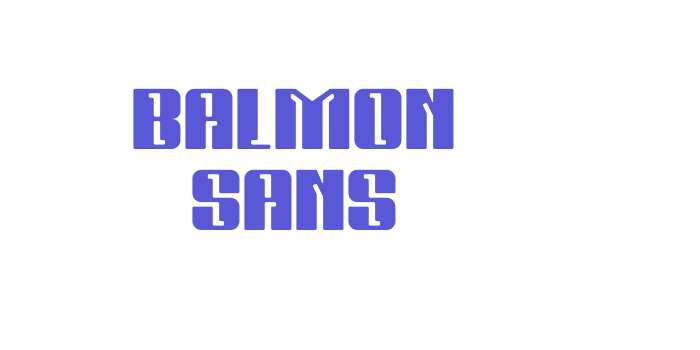 BALMON SANS Font Download