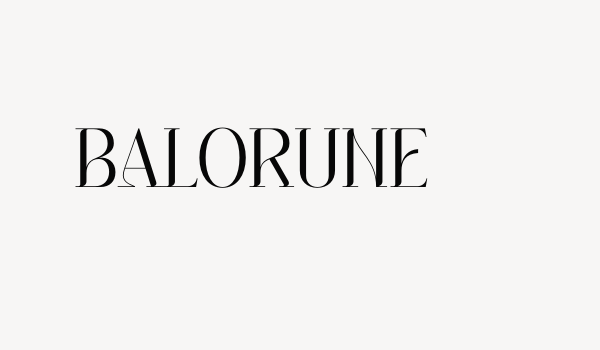 BALORUNE Font