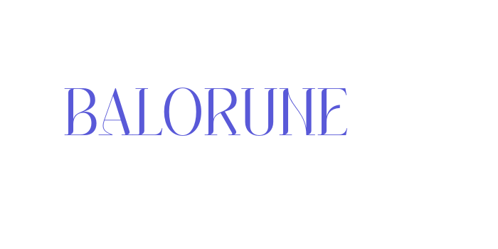 BALORUNE Font Download