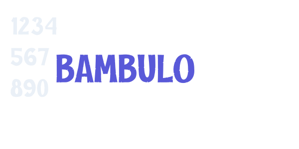 BAMBULO font free