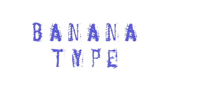 BANANA TYPE Font