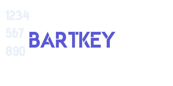 BARTKEY font