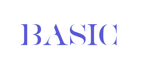 BASIC Font Download