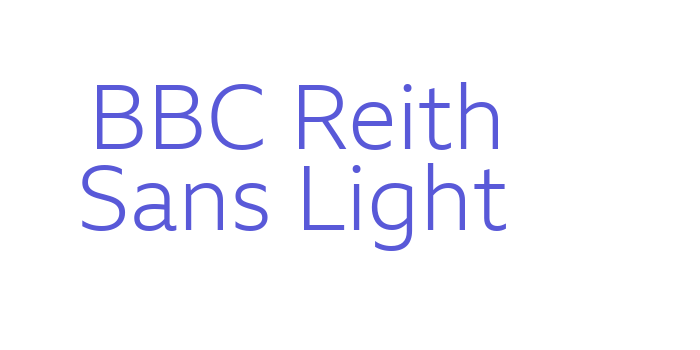 BBC Reith Sans Light Font Download