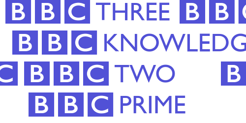 BBC Striped Channel Logos-font-download