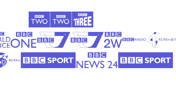 BBC TV Channel Logos Font Download