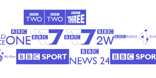 BBC TV Channel Logos-font-download