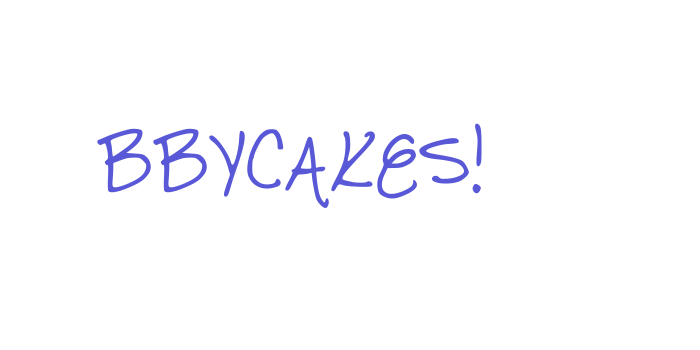 BBYCAKES! Font Download