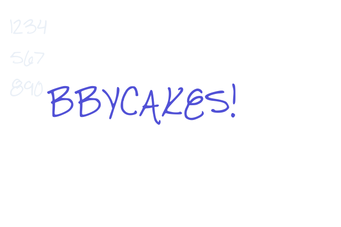 BBYCAKES! font download